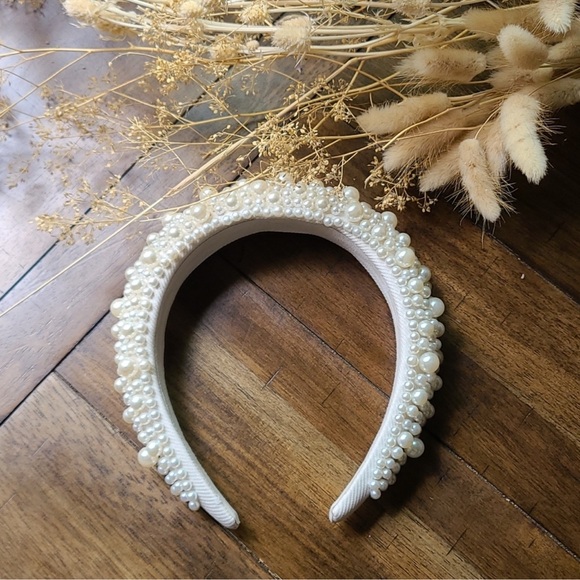 NWOT BHLDN Pearl Embellished Headband. - Picture 6 of 6
